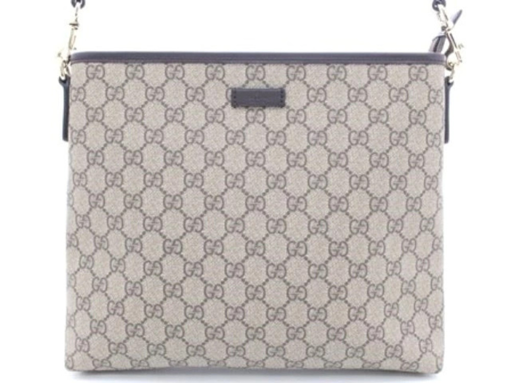 Gucci shoulder bag GG Supreme canvas Beige Cream brown